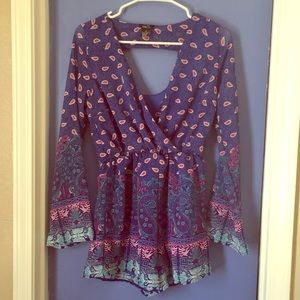 Multi colored Romper